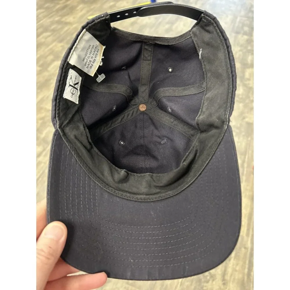 Vintage Calvin Klein‎ Jeans CKJ Snapback Hat/ Cap Adjustable OSFA